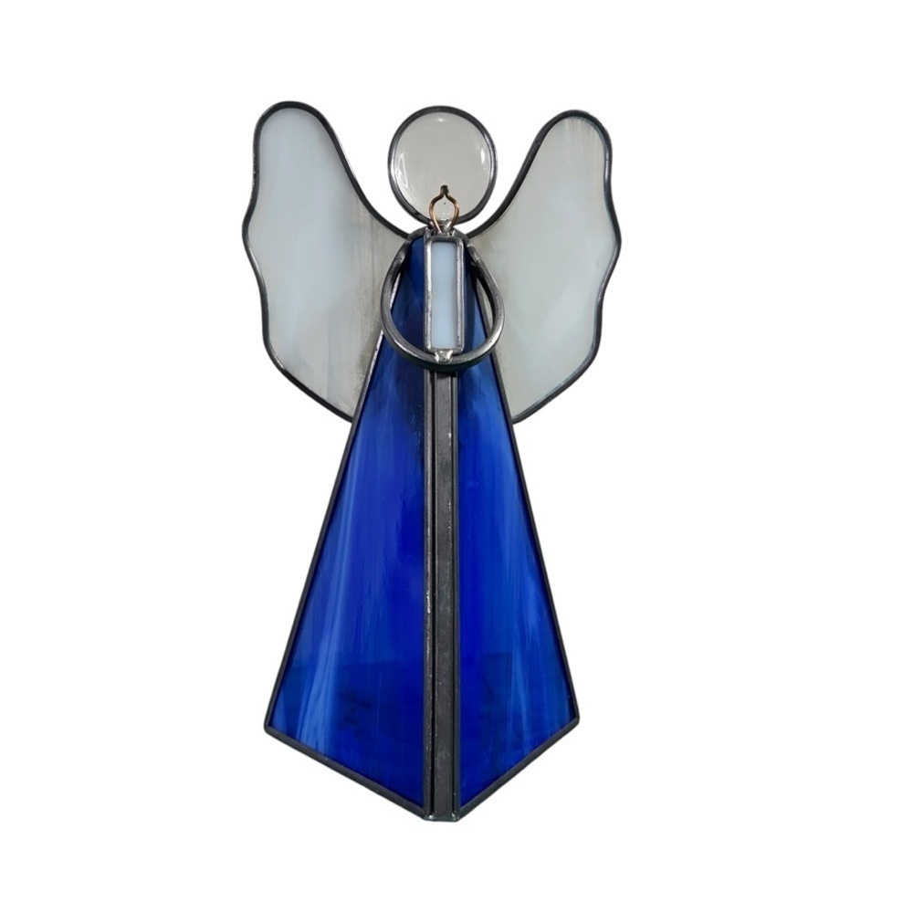 Stained Glass Angel 3D Standing 9.5" by Vancouver BC Artist Randy West